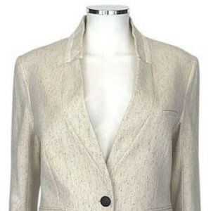 Veronica Beard Farley jacket in Ivory.